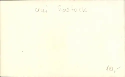 Foto Ak Hansestadt Rostock, Universität