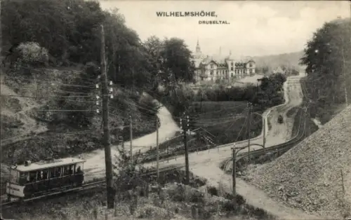 Ak Bad Wilhelmshöhe Kassel in Hessen, Druseltal, Bergbahn