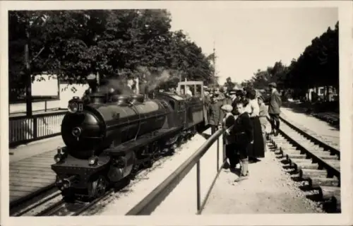 Ak München, Verkehrs-Ausstellung 1925, Liliput-Bahn