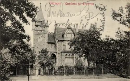Studentika Ak Göttingen, Corps Brunsviga, Korpshaus, KSCV