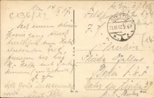 Ak Szczecin Stettin Pommern, Forsthaus Eckerberg