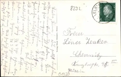 Ak Elstra in Sachsen, Schloss