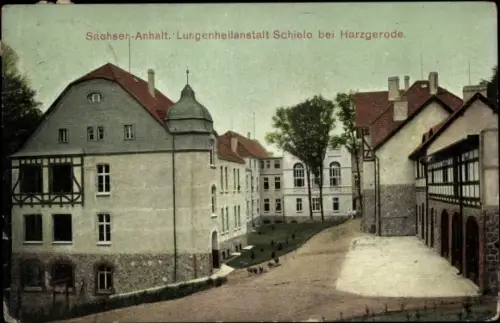 Ak Schielo Harzgerode am Harz, Lungenheilanstalt Schielo