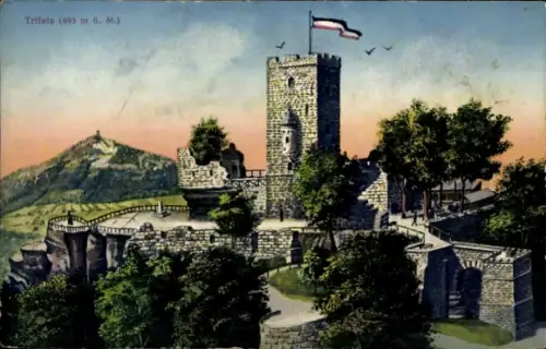 Ak Annweiler am Trifels Pfalz, Burg