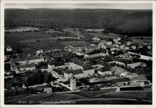 Ak Ebrach im Steigerwald Oberfranken, Luftaufnahme von  Kloster  Steigerwald