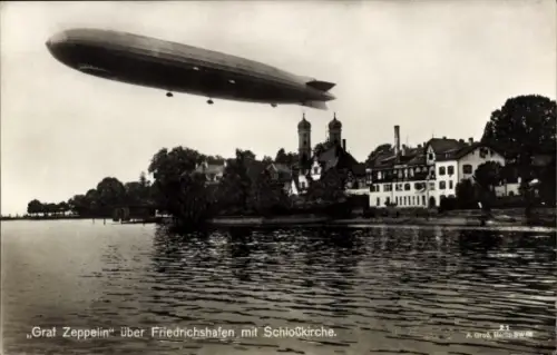 Ak Friedrichshafen am Bodensee, Graf Zeppelin, Schlosskirche