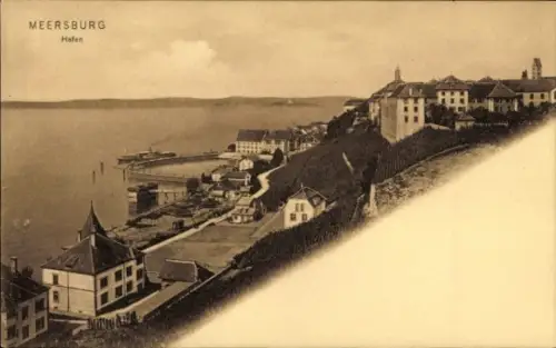Ak Meersburg am Bodensee, Hafen