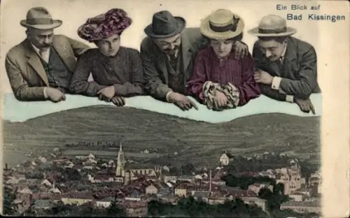 Ak Bad Kissingen Unterfranken Bayern, Gesamtansicht