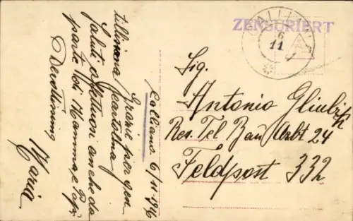 Ak Junge Frau mit Pferd, Portrait