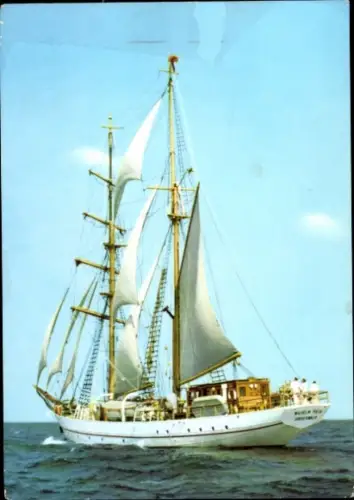 Ak Segelschulschiff Wilhelm Pieck, Volksmarine