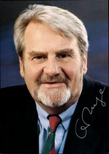 Ak Journalist Gerd Ruge, Autogramm