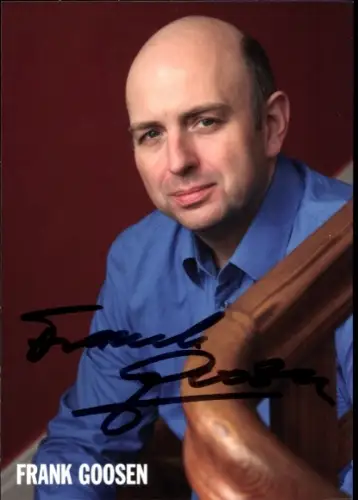 Ak Kabarettist Frank Goosen, Autogramm