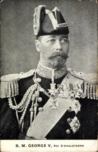 Ak King George V, Portrait