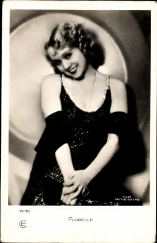 Ak Schauspielerin Florelle, Portrait