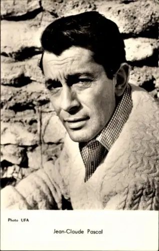 Ak Schauspieler Jean-Claude Pascal, Portrait