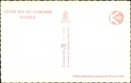 Ak Schauspieler Jean Marais, Portrait