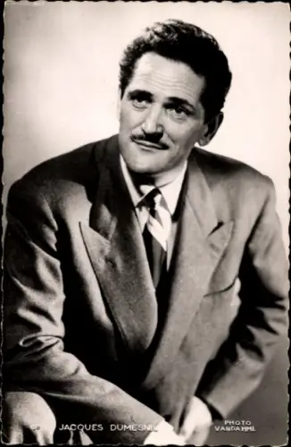 Ak Schauspieler Jacques Dumesnil, Portrait