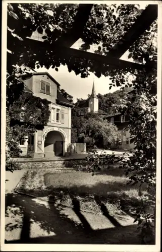 Ak Jugenheim an der Bergstraße Hessen, Teilansicht