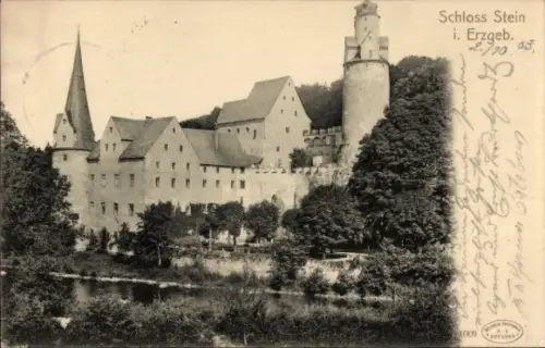Ak Stein Hartenstein in Sachsen, Schloss Stein