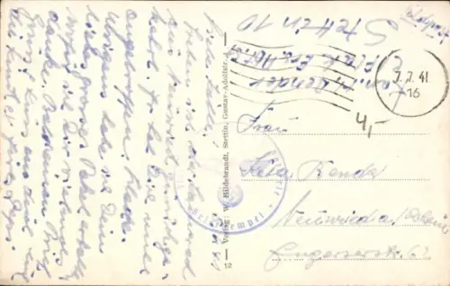 Ak Szczecin Stettin Pommern, Königsplatz, Theater