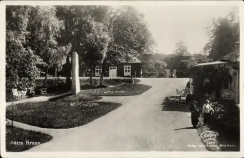 Ak Sätra brunn Schweden, Dorfpartie