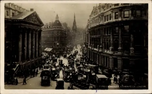 PC London City England, Mansion House, Cheapside