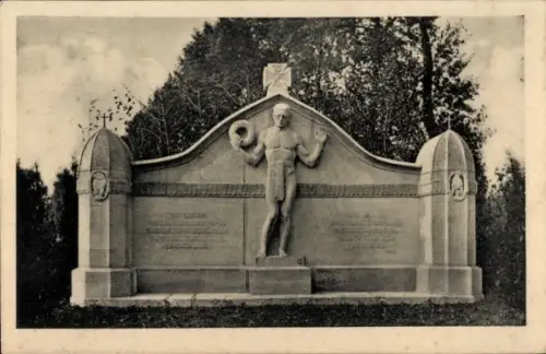 Ak Fresnes Frankreich, Soldatenfriedhof