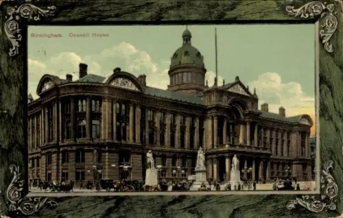 Ak Birmingham West Midlands England, Birmingham Council House,  Architektur, farbig
