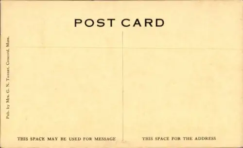 PC Concord Massachusetts USA, Wayside, Home of Hawthorne