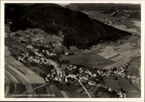 Ak Egesheim in Württemberg, Fliegeraufnahme, Heuberg