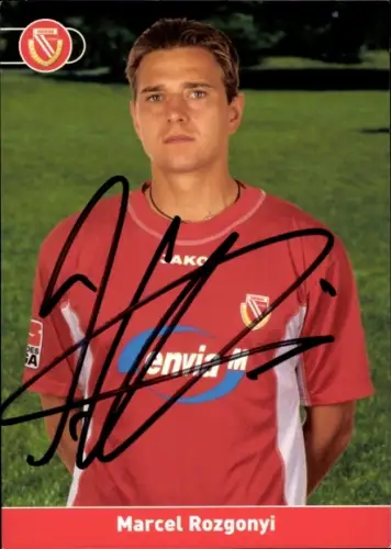 Autogrammkarte Fußballer Marcel Rozgonyi, Energie Cottbus, Autogramm