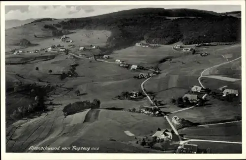 Ak Altenschwand Bodenwöhr in der Oberpfalz, Luftaufnahme von  ländliche Umgebung, Häuser, Felder