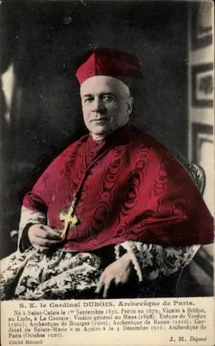 Ak Kardinal Dubois, Portrait