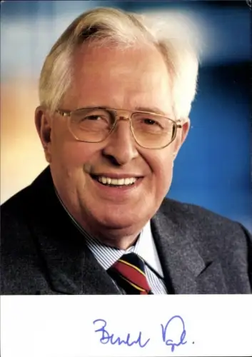 Ak Politiker Bernhard Vogel, Autogramm