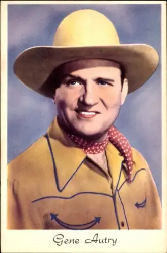 Ak Schauspieler und Sänger Gene Autry, Portrait