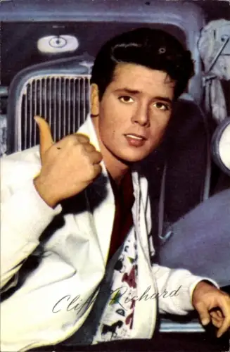 Ak Sänger Cliff Richard, Portrait