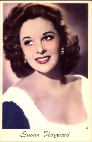 Ak Schauspielerin Susan Hayward, Portrait