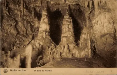 CPA Grotte de Han Han sur Lesse Wallonien Namur, Salle de Precipice