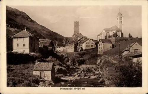 Ak Hospental Kt Uri, Ortspartie
