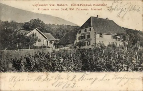 Ak Buhl Bühl Elsass Haut Rhin, Hotel Pension Rimlishof