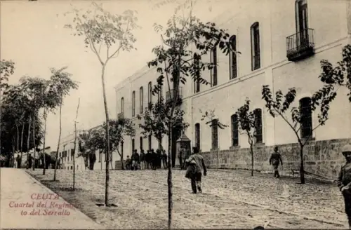 Ak Ceuta Spanien, Cuartel del Regimento del Serrallo