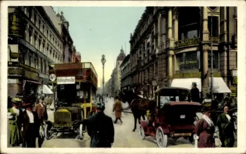 Ak Berlin Mitte, Ecke Friedrich und Leipziger Straße, Loeser und Wolff