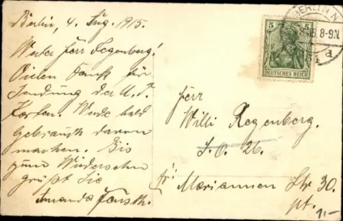 Ak Portrait einer Frau, Hut, Blumen