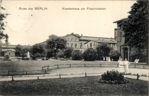 Ak Berlin Friedrichshain, Krankenhaus