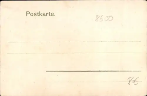 Ak Bamberg in Oberfranken,  St. Gangolphskirche, zwei Türme, Uhr, Eingang