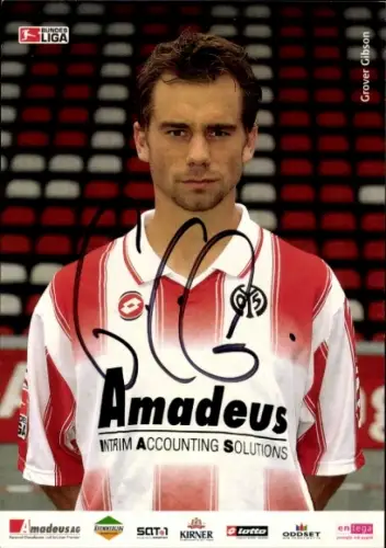 Autogrammkarte Grover Gibson, 1. FSV Mainz 05, Portrait, Autogramm