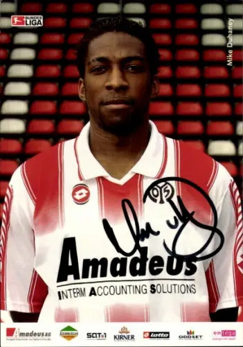 Autogrammkarte Mike Duhaney, 1. FSV Mainz 05, Portrait, Autogramm