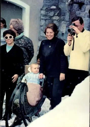 Ak Königin Beatrix der Niederlande, Claus von Amsberg, Lech 1968