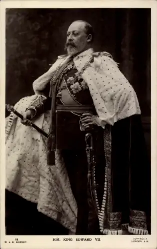 Ak König Eduard VII., Portrait