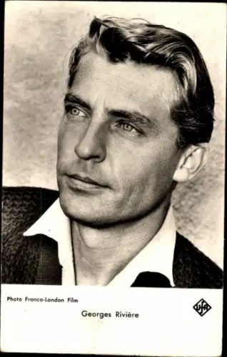 Ak Schauspieler Georges Rivière, Portrait